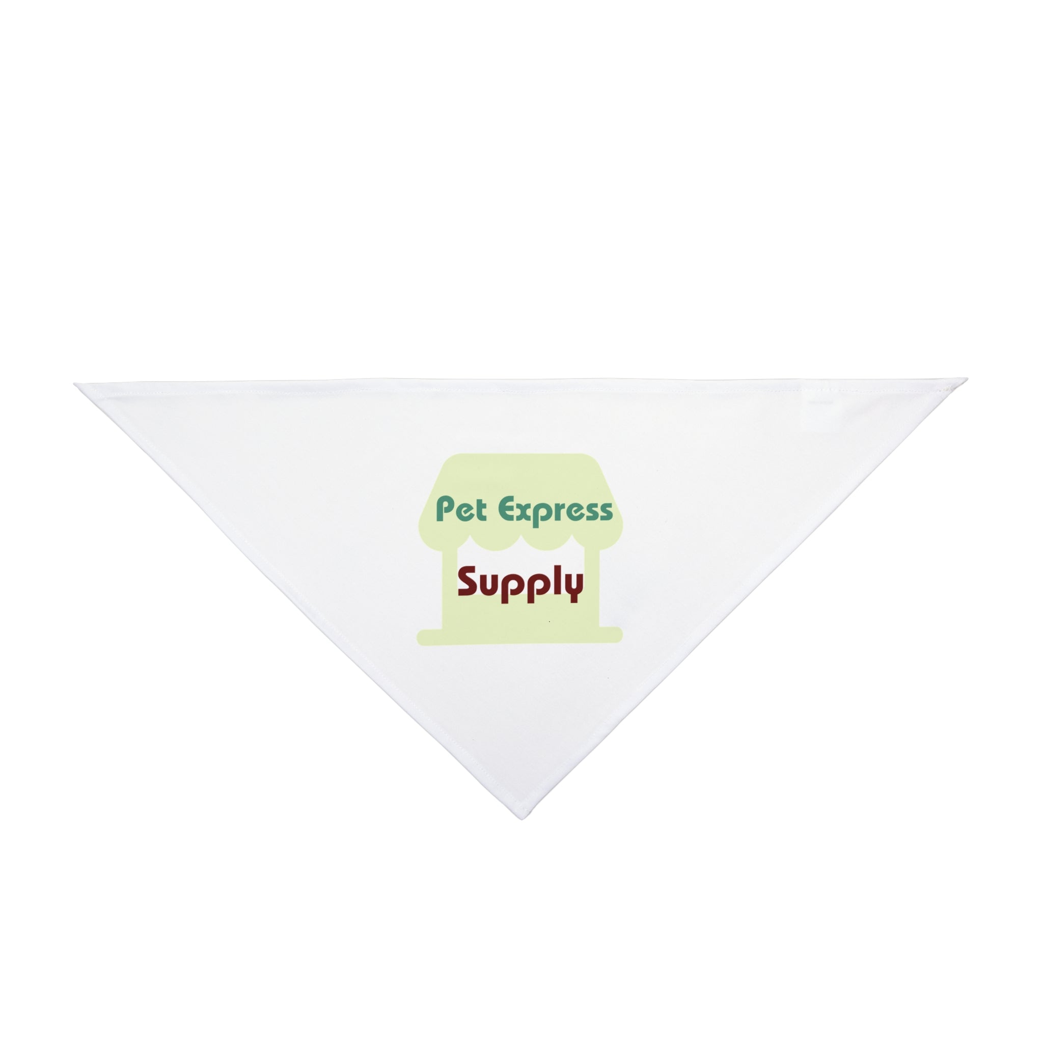 Pet Bandana — 'Pet Express Supply' Branded Triangle Bandana for Dogs & Cats