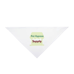 Pet Bandana — 'Pet Express Supply' Branded Triangle Bandana for Dogs & Cats