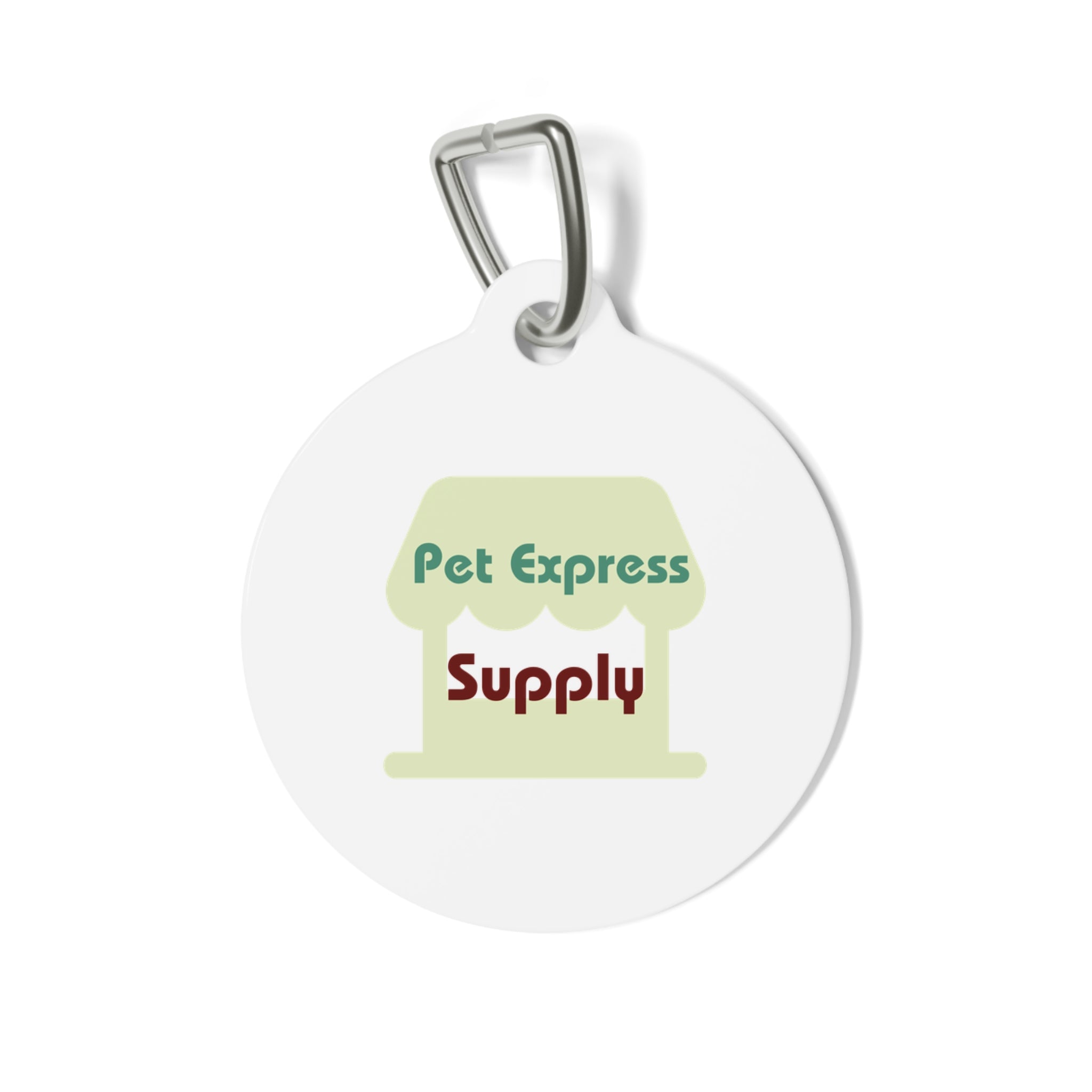 Pet Tag — "Pet Express Supply" Personalized Round ID Tag