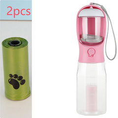 3-in-1 Portable Dog & Cat Water Bottle