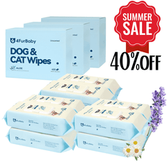 4FurBaby Dog & Cat Grooming Wipes