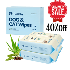 4FurBaby Dog & Cat Grooming Wipes