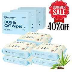 4FurBaby Dog & Cat Grooming Wipes