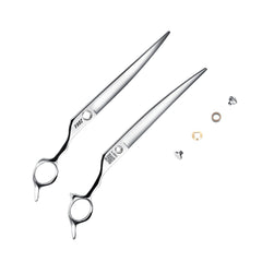 Zora A-800C Curved Pet Grooming Shears