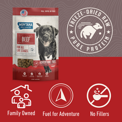 Grain-Free Beef Freeze-Dried Raw Dog Food