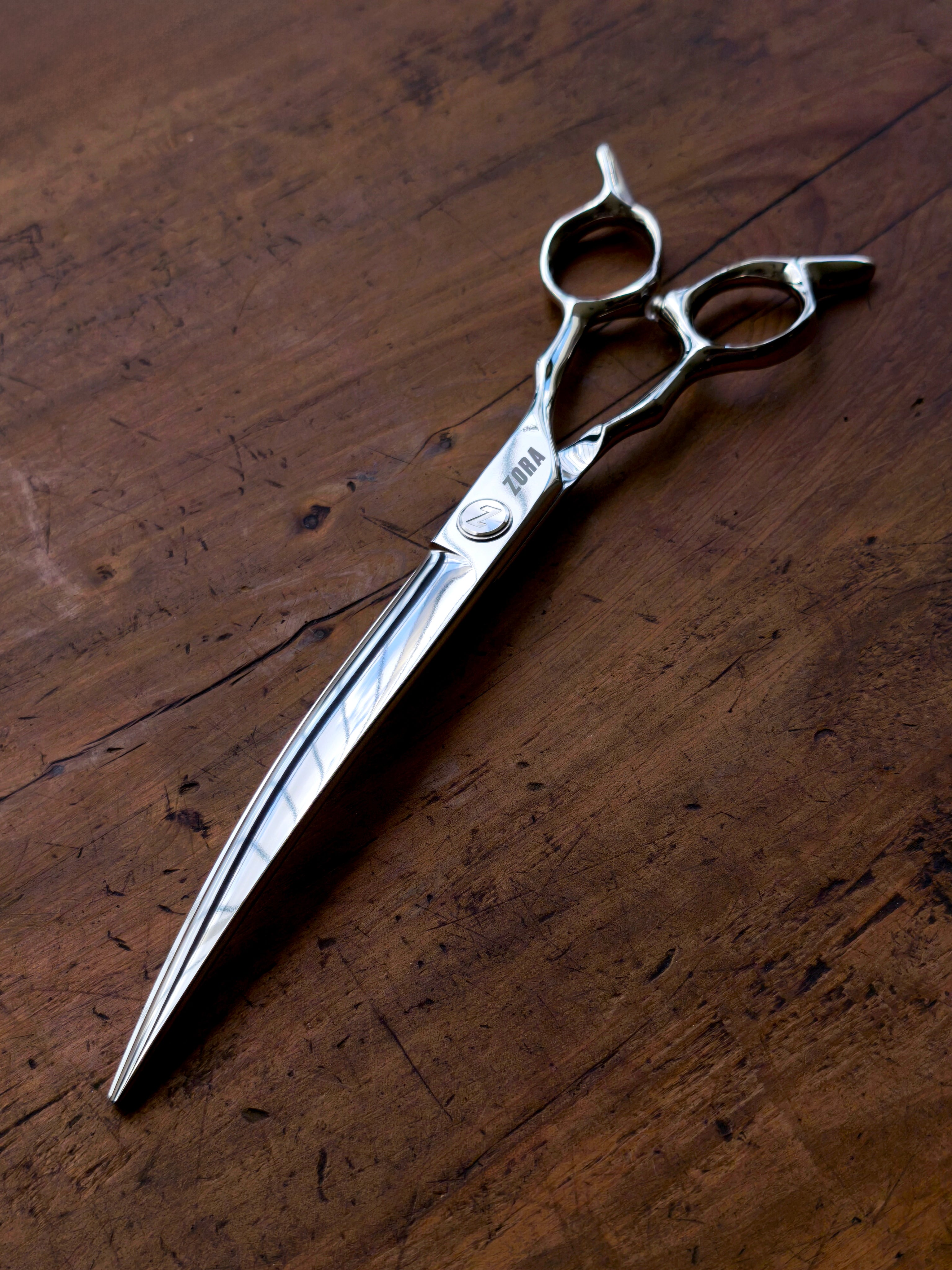 Zora A-800C Curved Pet Grooming Shears
