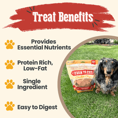 Chicken Chips for Dogs | All-Natural Single-Ingredient Dog Treats