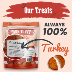Turkey Chips for Dogs – All-Natural Single-Ingredient Dog Treats