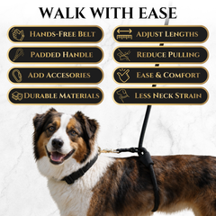 Calm Command© Hands-Free No-Pull Dog Leash