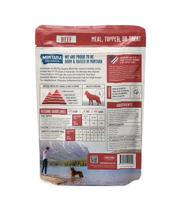 Grain-Free Beef Freeze-Dried Raw Dog Food