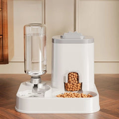 Automatic Pet Water Dispenser & Food Bowl