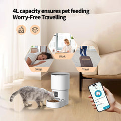 4L Smart Automatic Pet Feeder