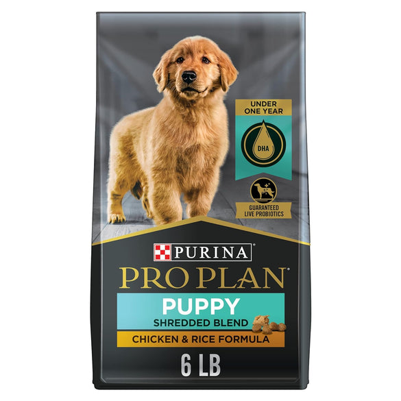 Pro Plan Puppy Shredded Blend Chicken & Rice Formula Dry Dog Food