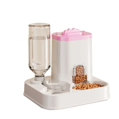 Automatic Pet Water Dispenser & Food Bowl