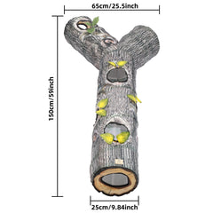 Tree Pattern Tunnel Pet Toy