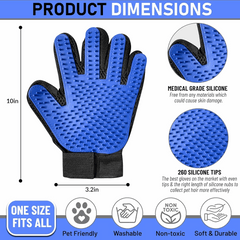 Silicone Pet Grooming Gloves