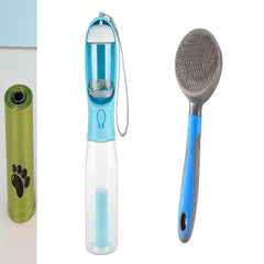3-in-1 Portable Dog & Cat Water Bottle