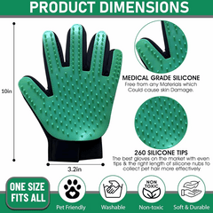 Silicone Pet Grooming Gloves