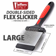 Jeffers Double-Sided Flex Head Slicker Brush