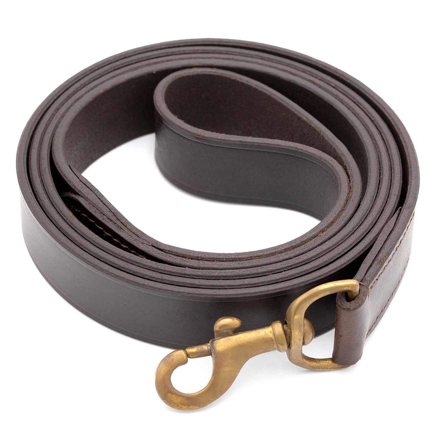 Jeffers 6-Foot Flat Leather Dog Leash