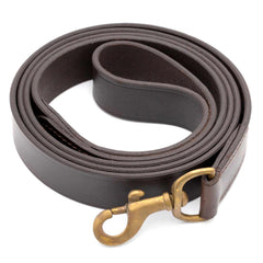 Jeffers 6-Foot Flat Leather Dog Leash