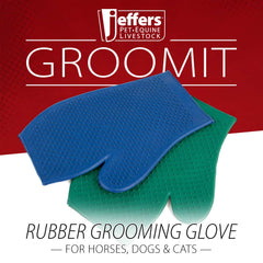 Jeffers GROOMIT Rubber Grooming Glove