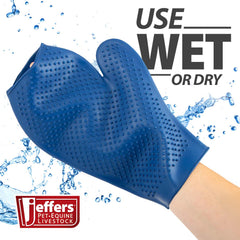 Jeffers GROOMIT Rubber Grooming Glove
