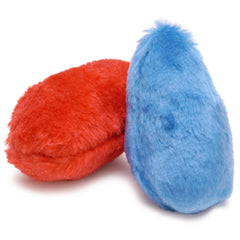 Jeffers Little Dotz Plush Squeaker Dog Toy – 4.5", 2-Pack