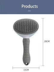 Pet Hair Removal Brush – Slicker Grooming Comb for Dogs & Cats