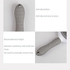 Pet Hair Removal Brush – Slicker Grooming Comb for Dogs & Cats