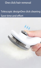 Pet Hair Removal Brush – Slicker Grooming Comb for Dogs & Cats