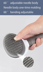 Pet Hair Removal Brush – Slicker Grooming Comb for Dogs & Cats